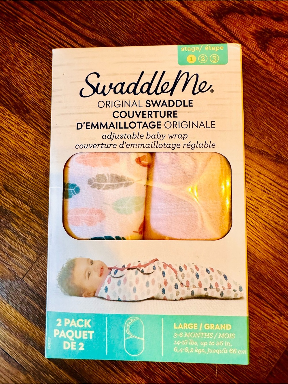 SwaddleMe Baby Wraps by SwaddleMe - Navy Blue & White